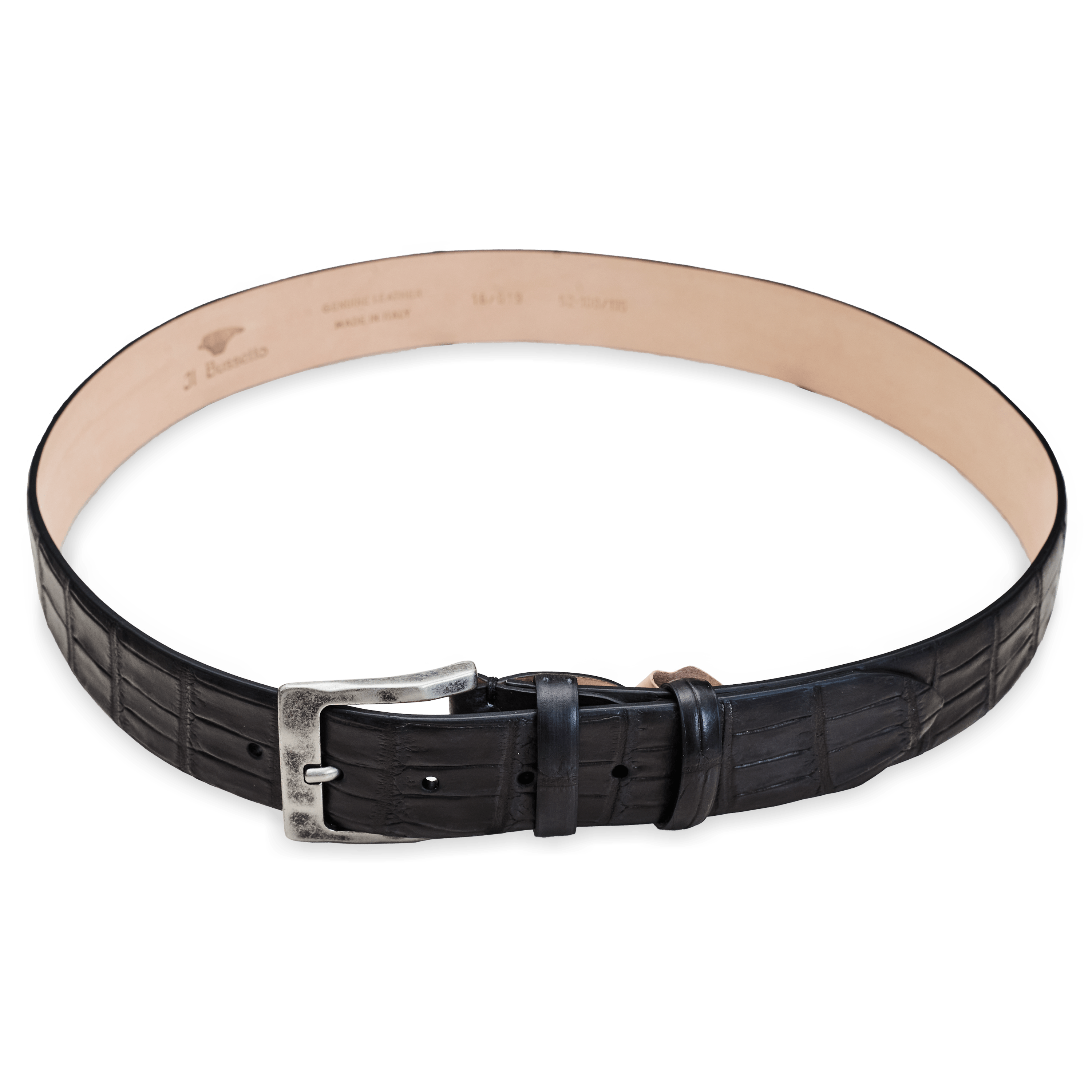Croco Embossed Belt