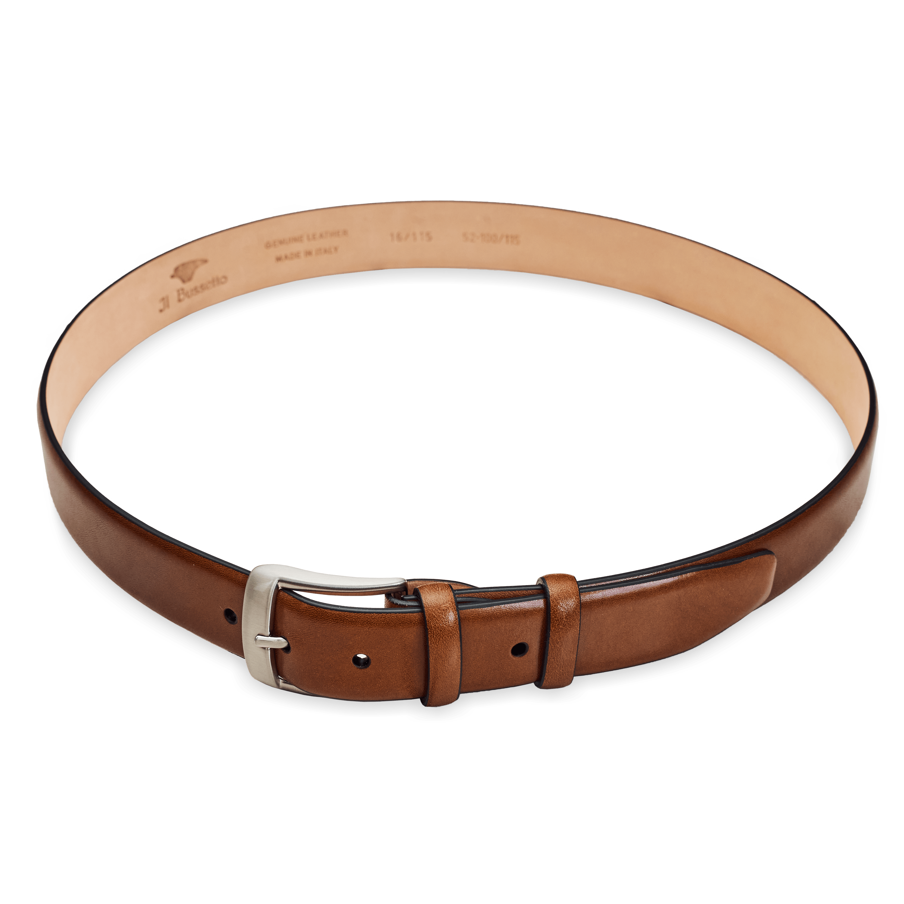 Seamless Belt with Modern Buckle